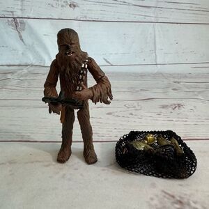 Star Wars Cloud City Capture Chewbacca Hasbro 2001 4.75”